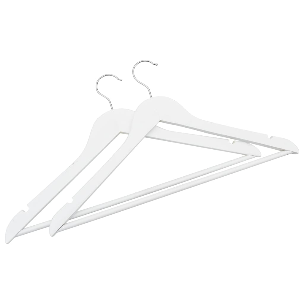 vidaXL Clothes Hanger Set Coat Hanger Clothes Organizer Non-slip Hardwood